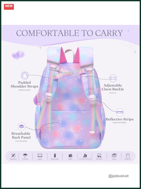 Kids Backpack School Bookbag for Elementary Middle School main image 4